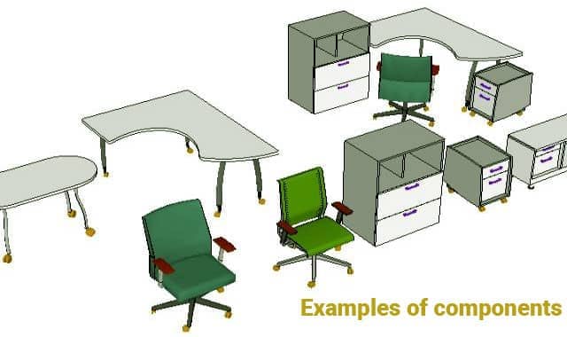 Working with components in Sketchup