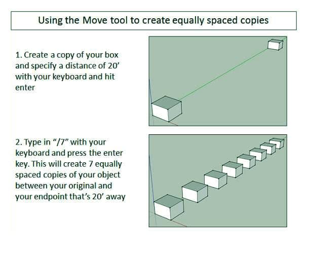 The Best Way To Create Multiple Copies Fast In Sketchup SketchUpFamily