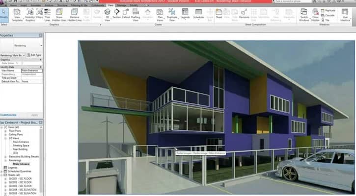 3D Rendering in Revit