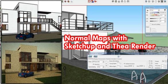 Normal Maps with Sketchup and Thea Render | SketchUpFamily