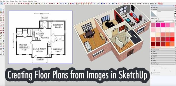 Creating Floor Plans from Images in SketchUp | SketchUpFamily